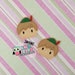 Set of 4 Peter Pan Tsum Feltie, Felt Appliques, Felt Embelishment