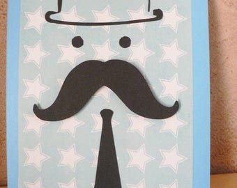 card father's day man "Mr. whiskers"