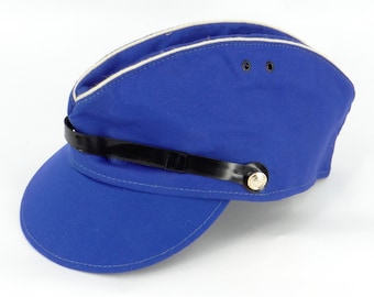 Removable Visor. Vintage Soviet Russian Navy tropical Sailor Cap Hat 57cm M. Made in USSR