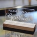 Custom Guestbook Sign / Acrylic / plexiglass / gold / wedding / event