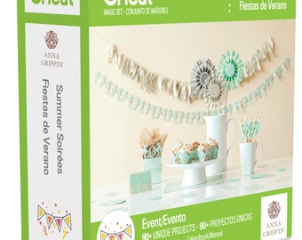 Summer Soirees Cricut Cartridge, New in Package, Not Linked, Anna Griffin Design, Cricut Summer Provocraft cartridge scrapbooking die cuts