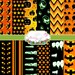 Halloween Digital Paper for scrapbooking, card making, photographers, etc. 8.5" x 11" OR 12" x 12"