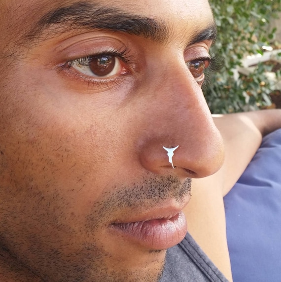 Nose Ring Nose Piercing Gold Nose Ring Mens Nose Ring Nose