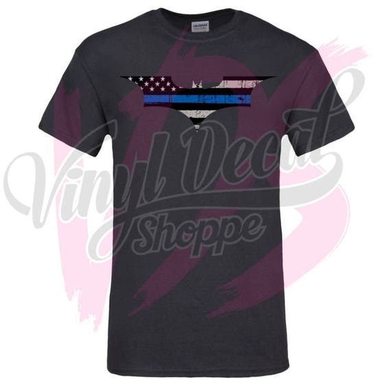 thin blue line shirt women's