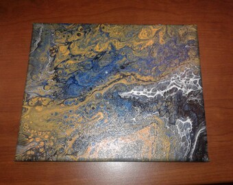 Acrylic Pour Abstract Painting