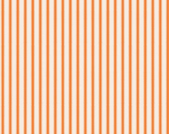 Haunting Stipe orange stripe fabric by Riley Blake designs Happy Haunting collection by Deena Rutter orange stripe halloween fabric