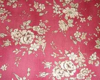 Tissu Patchwork Roses romantiques Quilt Gate Mary Rose Collection