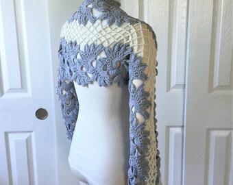 Summer mercerized shrug bolero, bridal shrug, wedding accessories, gift under 35, women accessories, new arrivals, size S/M