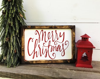 Merry Christmas sign