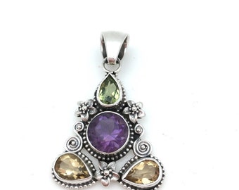 Bali Triangular Pendant