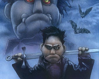 Wee Little Puppet Man - Original Art