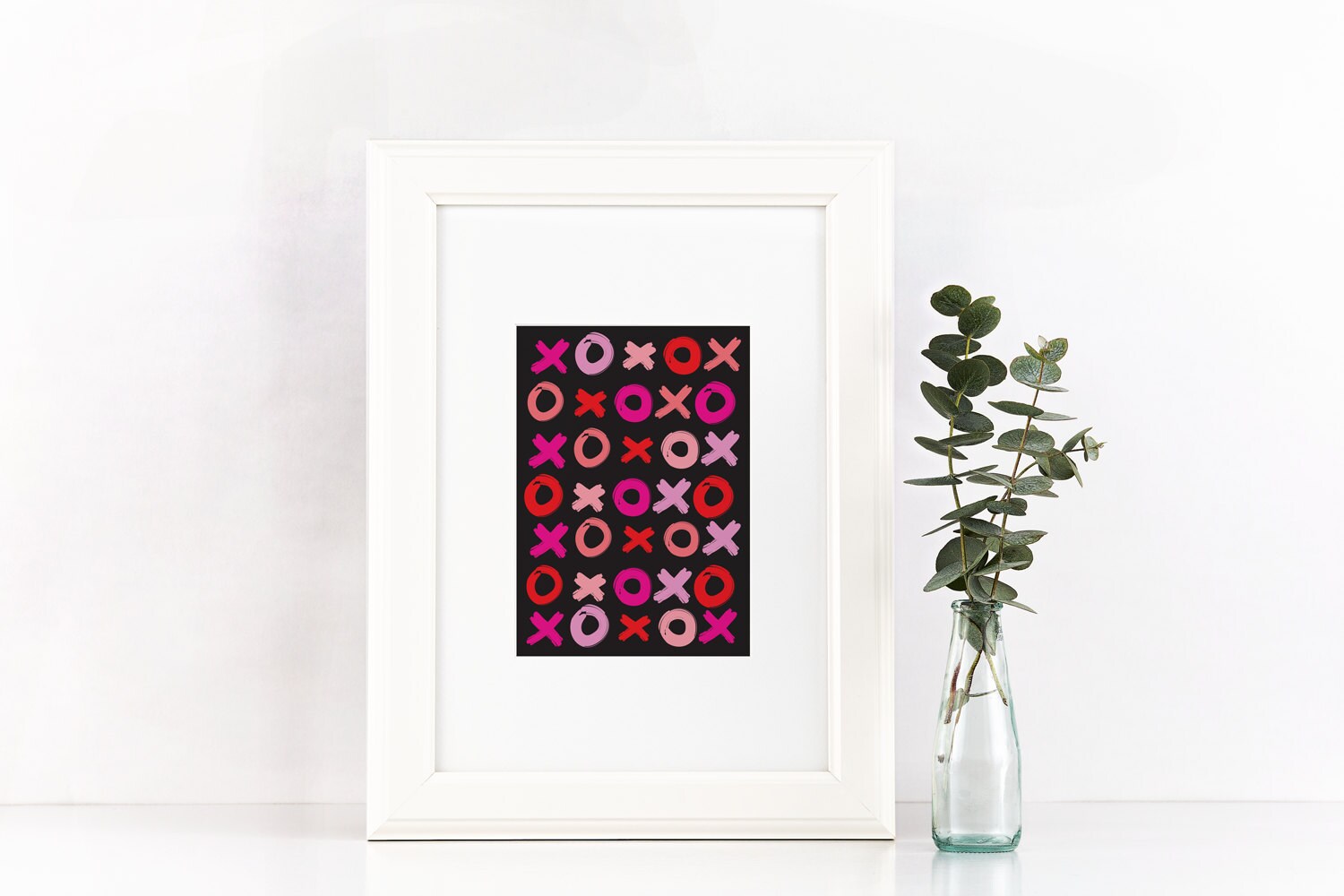 Xo XO wall Print XO Wall Art XO Wall Prints Xoxo Print