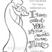 Be Strong and Courageous coloring page 8.5X11 Bible