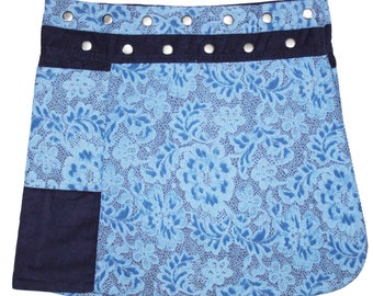 Gugi Reversible Classic Corduroy Wrap Skirt