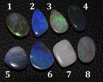 AUSTRALIAN Boulder Opal Doublet 1.Piece Smooth Fancy Shape Cabochon 100% Natural Awesome AAA Quality Discounted Price