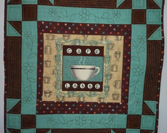 Quilted Wall Hanging - Cafe Latte