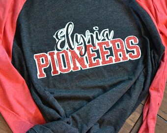 Custom School Spirit Raglan Tees
