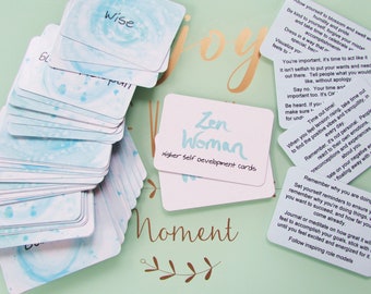 Affirmation cards oracle deck. 52 hippie oracle cards. Shaman magic oracle card deck. Gypsy tarot witch tarot cards gifts for mom tarot