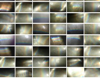 Rainbow Overlays, Rainbow Overlay, Set of 48 Rainbow Overlays