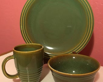 Replacement set of 3 Mint Mocha by Pfaltzgraff