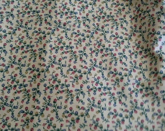 Waverly Decorator Fabric Sally's Posies Large Piece 2 1/3 Yards X1187
