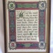 Vintage Framed Irish Blessing Print