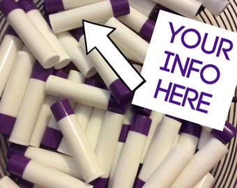 Business Balms-Purple Caps-Personalized for your business