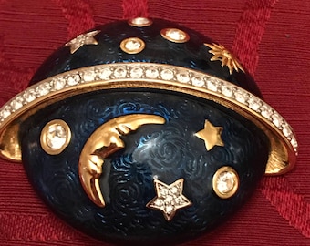Swordski Blue Moon Pin