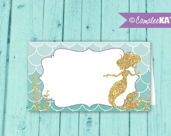 Gold Glitter Unicorn Birthday Party Invitation Lavender