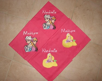 Personalized set of 4 napkins