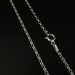 Silver Rolo Chain // 925 Sterling Silver // Non Tarnishing Rhodium Finish // 2.2mm Gage // Medium Size Pendant Chain