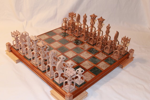 Scroll Saw Pattern: Advanced Chess Set