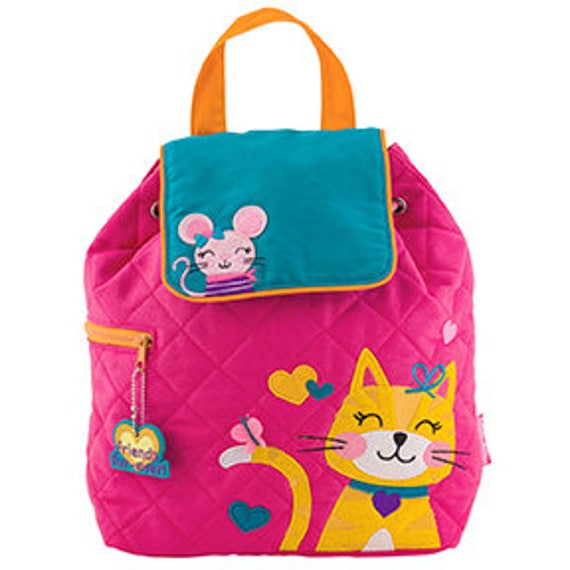 Stephen Joseph Quilted Cat and Mouse Backpack
