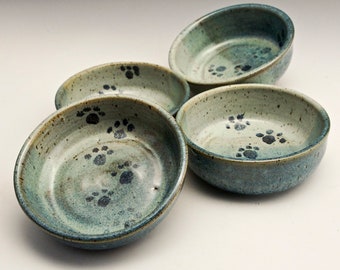 Ceramic Small Pet Bowl, Pet Feeding Dish, Stoneware Cat Bowl, Small Dog Food Bowl, Water Dish, Pet Dish, Rustic, Pottery Bowl, Pet Gift