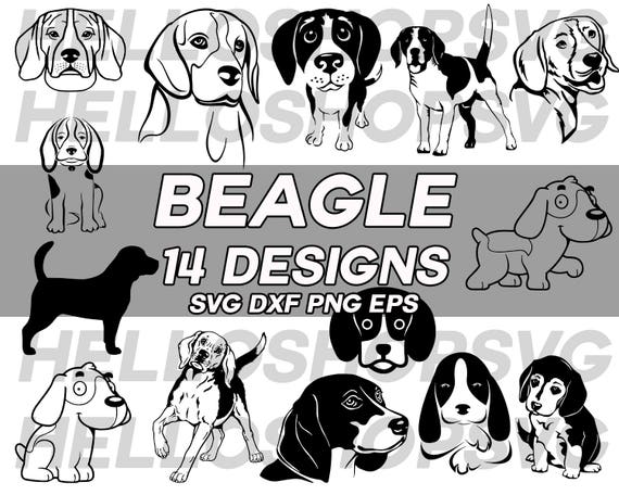Beagle Svg Beagle Dog Svg Dog Svg Cartoon Beagle Cute