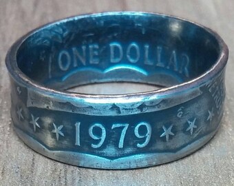 One Dollar Susan B Anthony Coin Ring