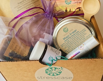 Ultimate Chill Self Care Kit Handmade Curated Thoughtful Gift Box