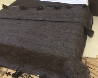 Moroccan Blanket POM POM