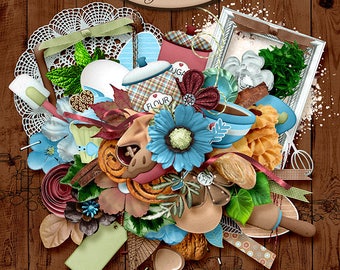 Digital Scrapbook, Baking: Let's Bake!