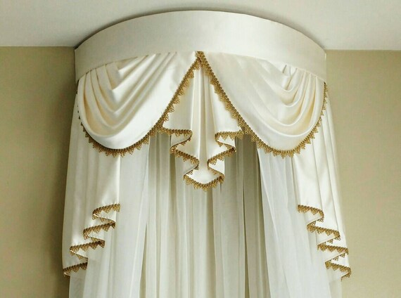 Elegant Crown canopy price includes crown curtain and