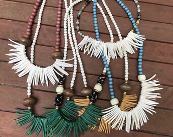 Coconut stick necklace - long