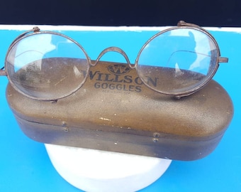 Antique 1920s Willson Safety Goggles Glasses