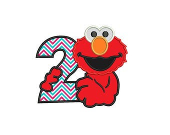 Download Elmo applique | Etsy