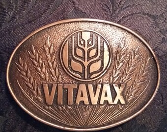 VitaVax Belt Buckle, 3.25 inches x 2.3 inches