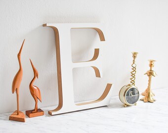 Old Shop Letter, Letter E, Marquee Letter, Shop Signage, MDF Letter, Wooden Letter, Vintage Signage, Gift Letter, Old Letter, Shop Letter