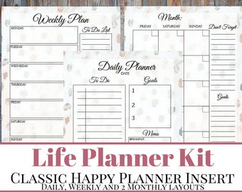 monthly daily planner