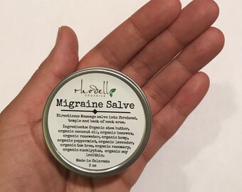 Migraine Relief, Migraine Salve, Migraine Cream, Headache
