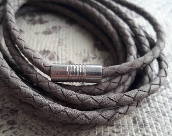 Magnetic Silver Clasp for 5 mm round cord