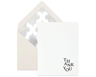 CLASSY THANK YOU Card | Thanks Card | Chic Thank You Card | Minimalist Thank You Card | Simple Thank You Card | Elegant Thank You Card