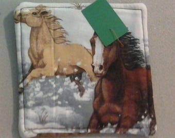 Coaster, Horses in the Snow 234488